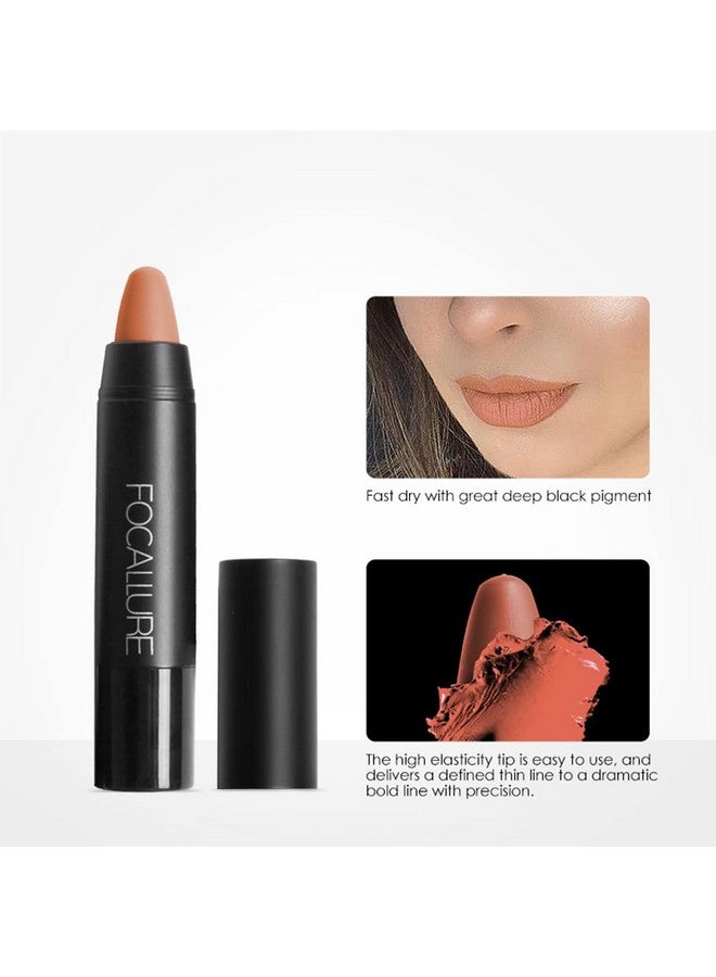FOCALLURE Ultra Chic Matte Lipstickrich Vitamin E Lip Crayonlightweight Matte Color Without Drying Or Fadinglong Lasting Waterproof Lips Makeupdare You - Image 5