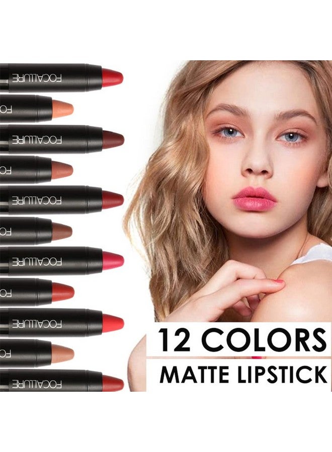 FOCALLURE Ultra Chic Matte Lipstickrich Vitamin E Lip Crayonlightweight Matte Color Without Drying Or Fadinglong Lasting Waterproof Lips Makeupdare You - Image 4