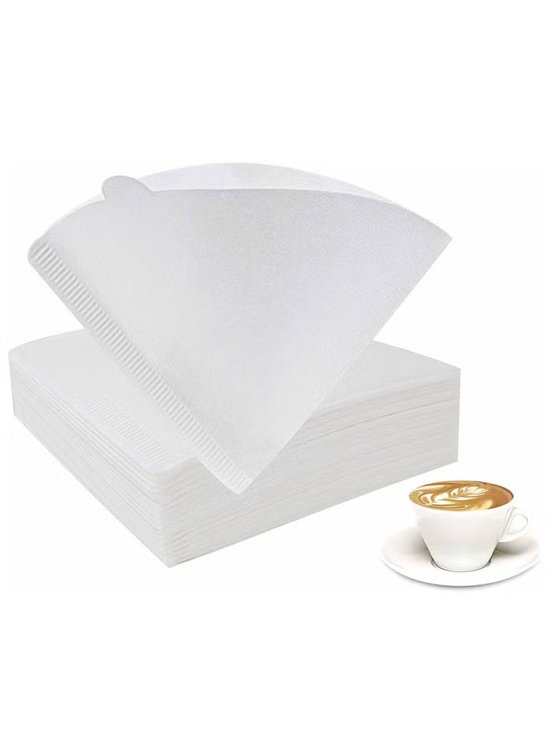 100 Piece Coffee Paper Filter V60 Size 02 White