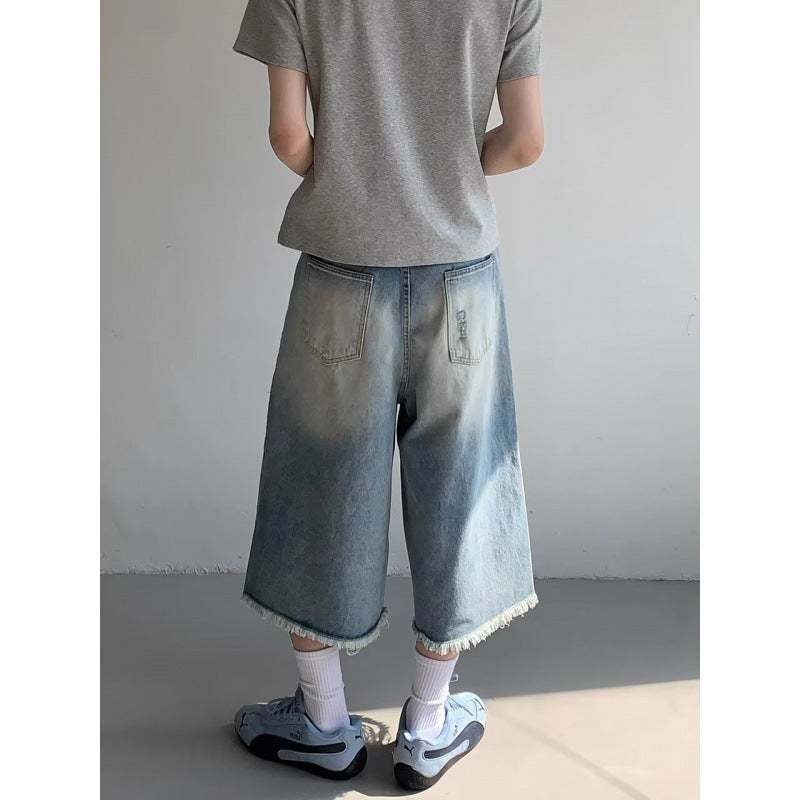 Unisex Classic Denim Jeans Loose Fit Daily Outdoor Wear - Image 4