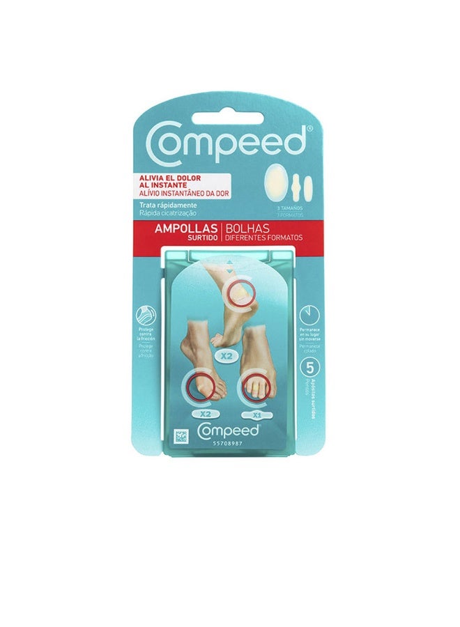 Compeed Blisters Mixed 3 Sizes Dressings x5 - Image 1