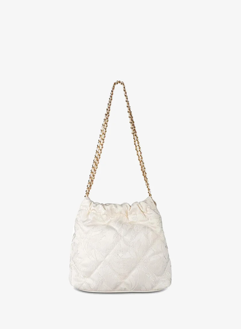 Vincci White Women Quilted Hobo Bag for Women | Best Price UAE