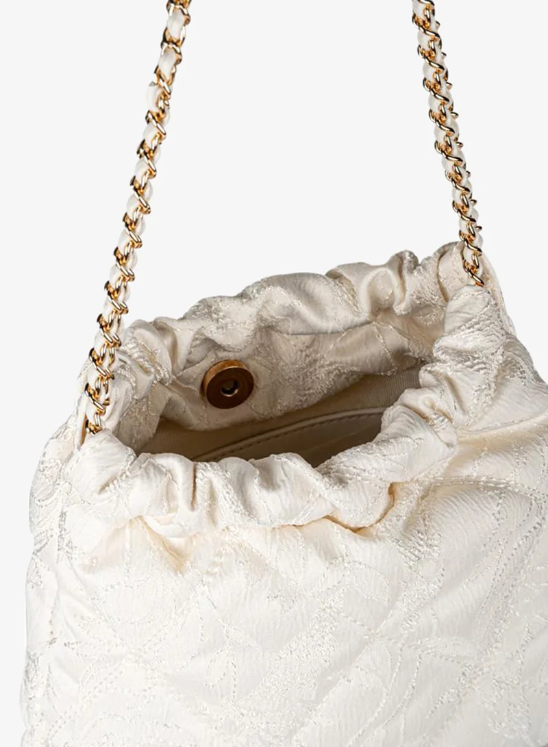 Vincci White Women Quilted Hobo Bag for Women | Best Price UAE