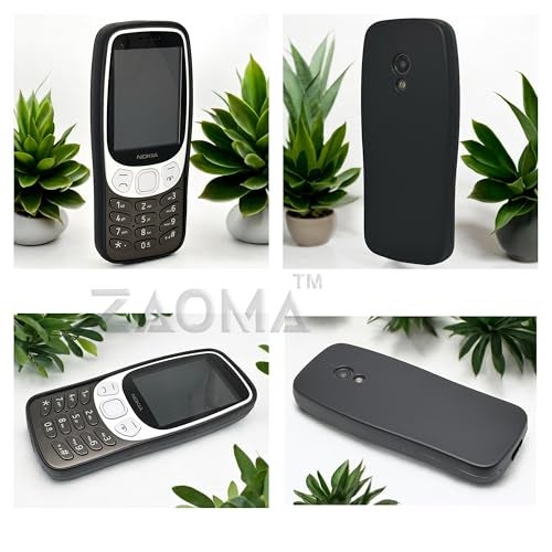 ZAOMA Thermoplastic Polyurethane Back Cover Case Compatible For Nokia 3210 4G 2024 Ds-Model No. : Ta-1619-(Pack Of 2) (Nk32104GBlkblue) - Image 4