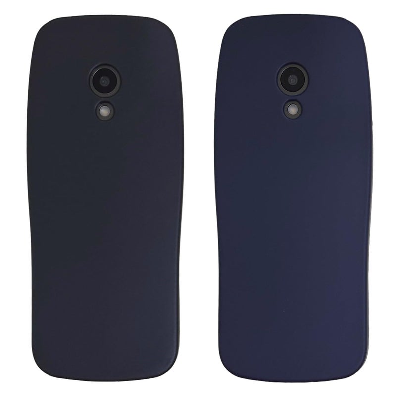 ZAOMA Thermoplastic Polyurethane Back Cover Case Compatible For Nokia 3210 4G 2024 Ds-Model No. : Ta-1619-(Pack Of 2) (Nk32104GBlkblue) - Image 5