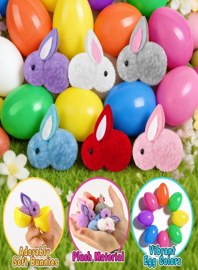 Voiiake Easter Egg Fillers & Basket Stuffer Essentials for Teens Kids - 12Pack Prefilled Easter Eggs Plush Bunny Toys, Treasure Box Toys for Classroom Boys Girls, Egg Hunt Party Supplies, Carnival Prizes - Image 3