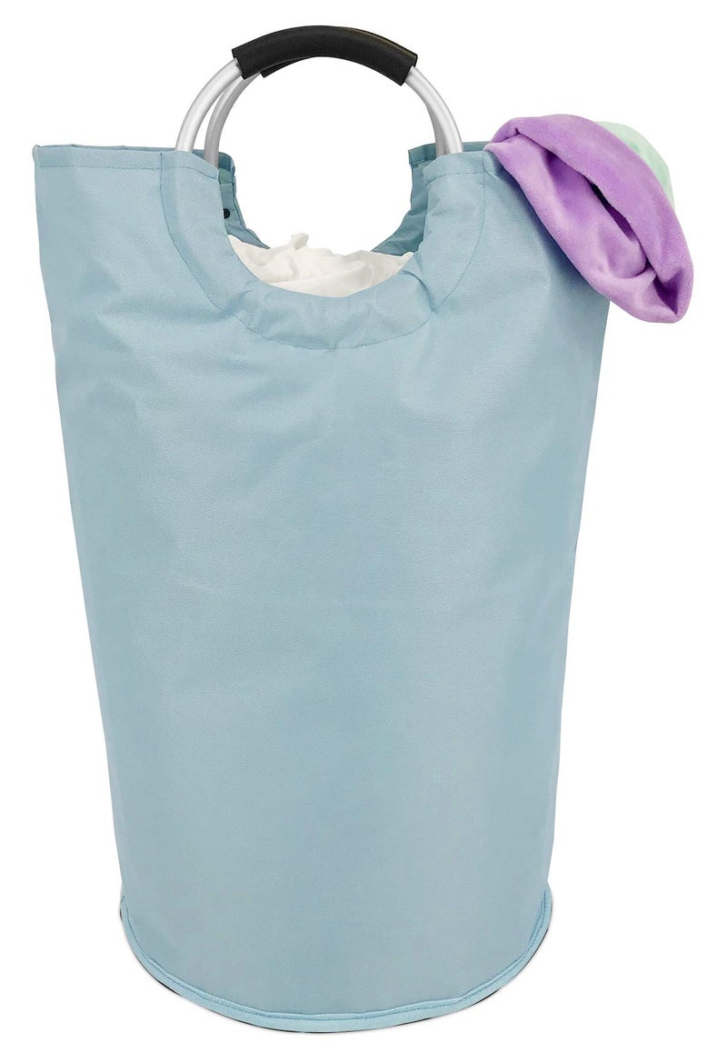 Handy Laundry Bag With Handles - 60L - Collapsible Fabric Laundy Hamper Bag - Laundry Basket For Dorm - Waterproof - Foldable - Suitable for a Dorm Clothes Hamper - Image 1