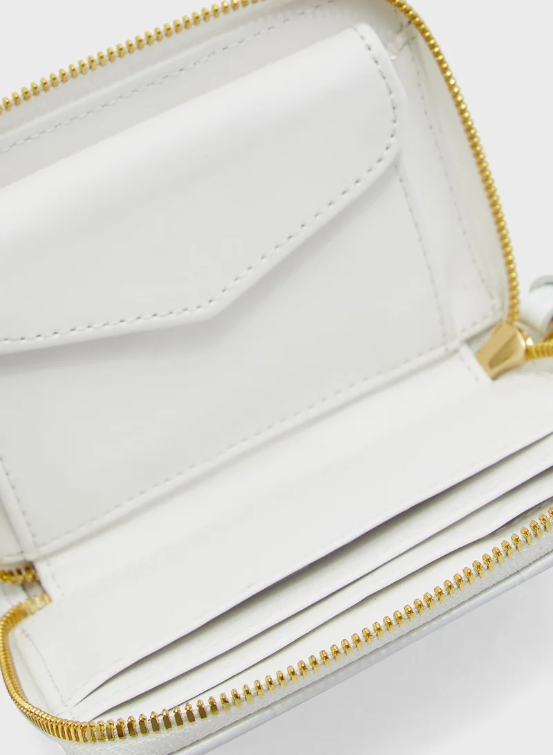 Ted Baker Exotic Effect Zip Through Purse