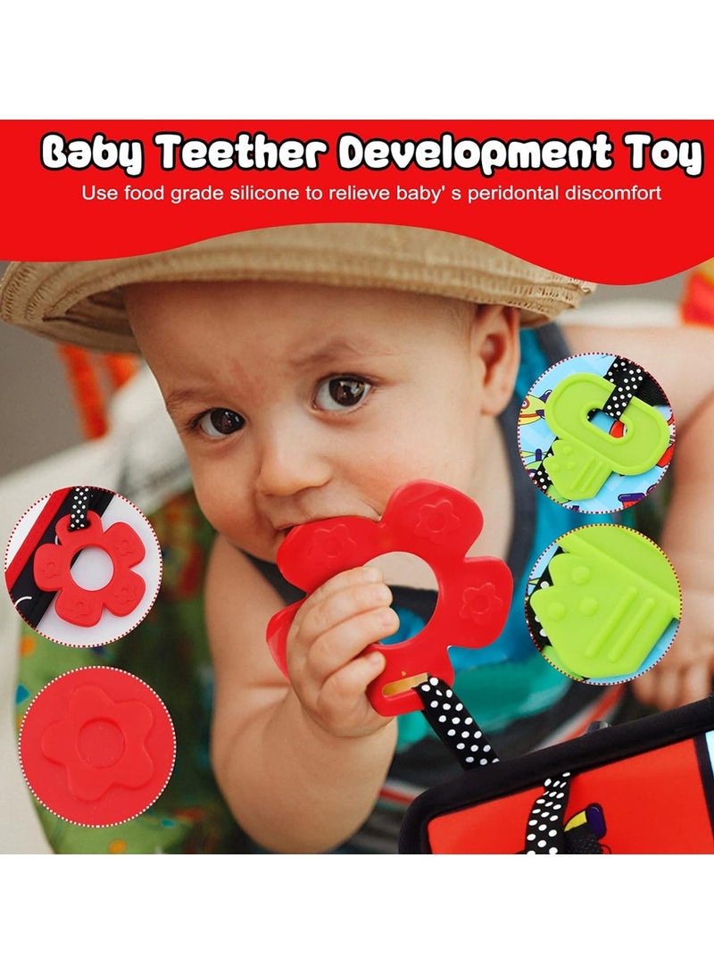 Baby Floor Mirror Tummy Time Toys,Double-Sided Baby Mirror Black and White High Contrast Baby Toys for Babies, Baby Montessori Toys Crawling Developmental Newborn Infant Sensory Toys  - Image 5