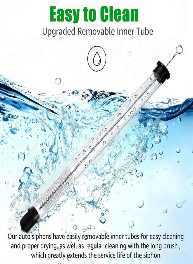 Hgkeke Auto Siphon for Wine Making, 14" Auto Siphon Homebrew Food-Grade with 3/8" Racking Cane, 5.5 FT Silicone Hose,Effortless Bottling Fermentation Siphoning Wine Making Kit Brewing Equipment - Image 4