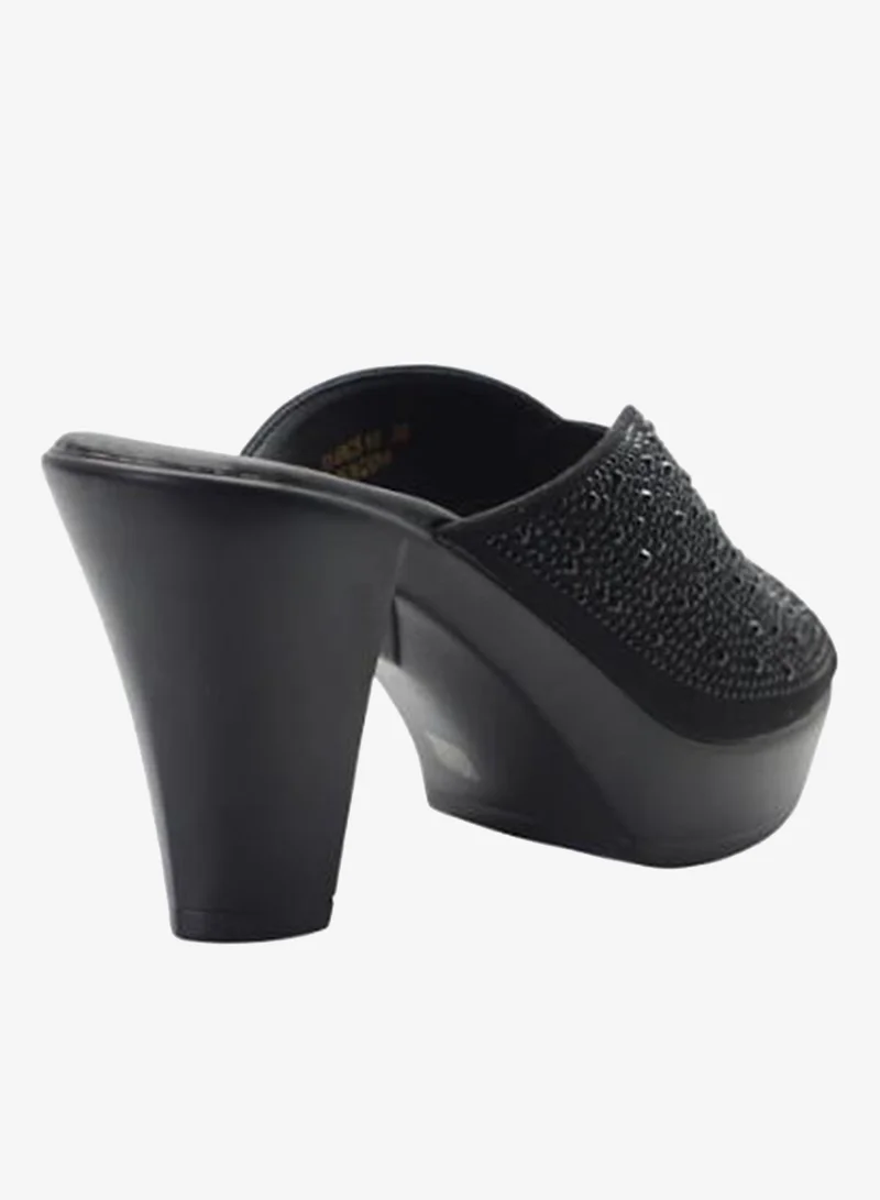 Michelle Morgan Black 092-3062 Michelle Morgan Ladies High Heel Sandals 514RC518 Black for Women | Best Price UAE