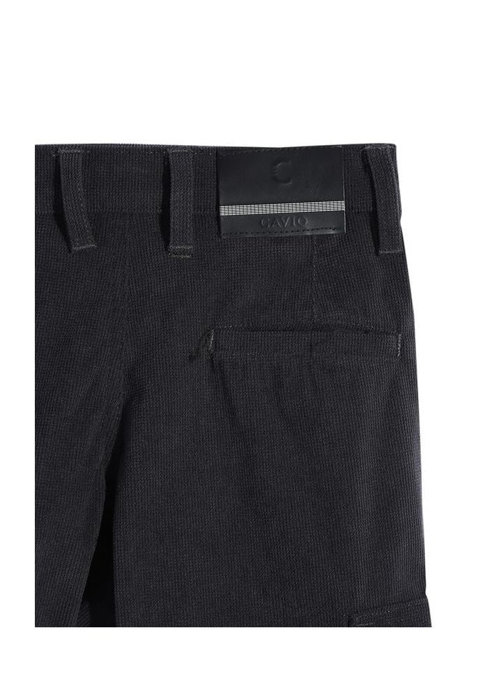 CAVIO Boys Casual Solid Regular Fit Cargo Pants with Multiple Pockets - Image 4