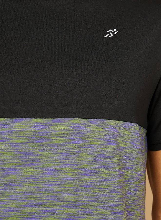 Styli Active Colorblock Regular Fit T-shirt