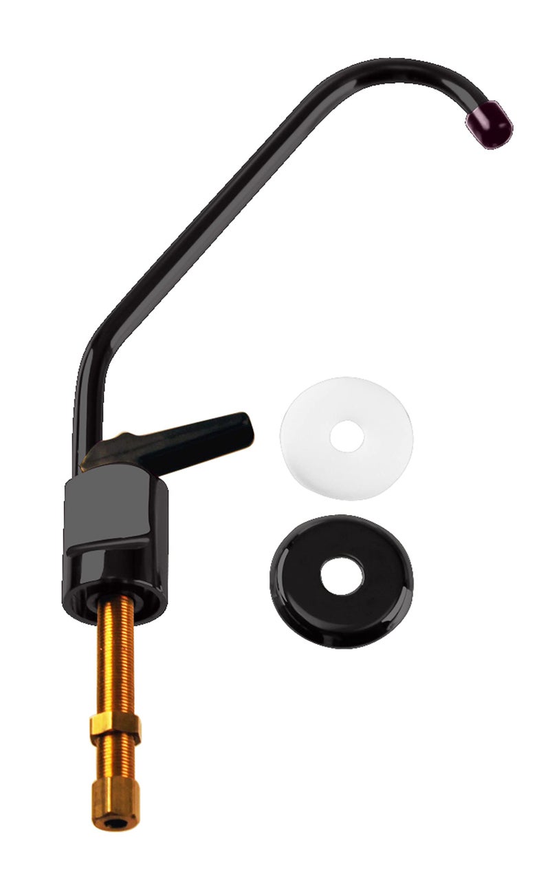 Westbrass Westbrass A2031-NL-62 8"" Touch-Flo Style Pure Cold Water Dispenser Faucet  1-Pack  Matte Black - Image 3