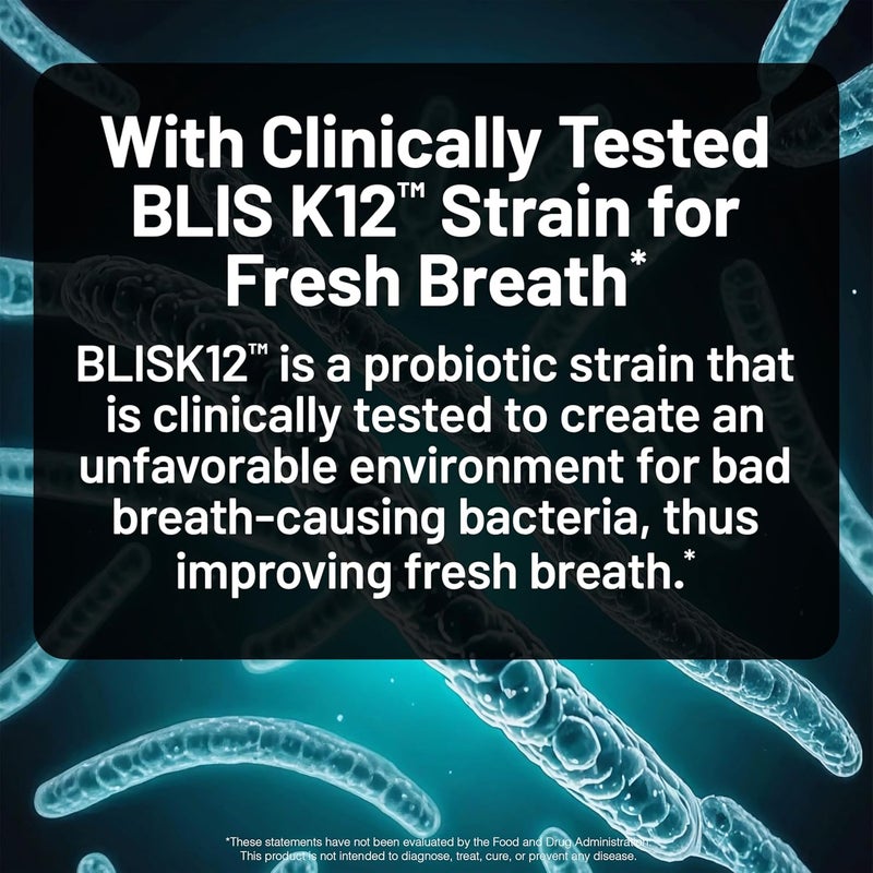 NatureWise Oral Probiotics for Teeth and Gums  Fresh Breath  Chewable SugarFree Mint Tablet  Lactobacillus reuteri Chewable  Oral Health Probiotics For Kids  Adults  50 Count50Day Supply - Image 3