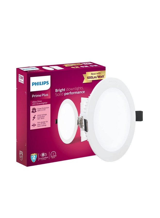 Philips فيلبس 12 واط ضوء سقف LED دائري AP Plus UltraGlow (عبوة من 1، أبيض دافئ) - Image 1