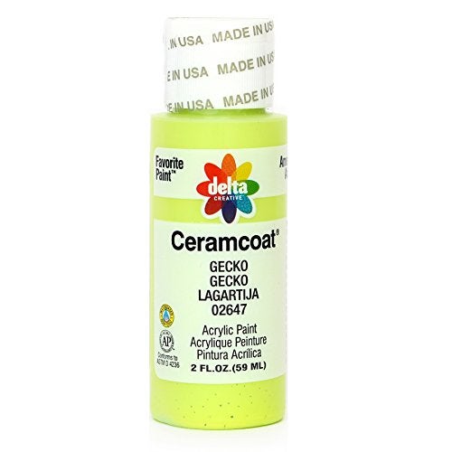 Delta Creative Ceramcoat Acrylic Paint in Assorted Colors (2 oz), 2647, Gecko - Image 1