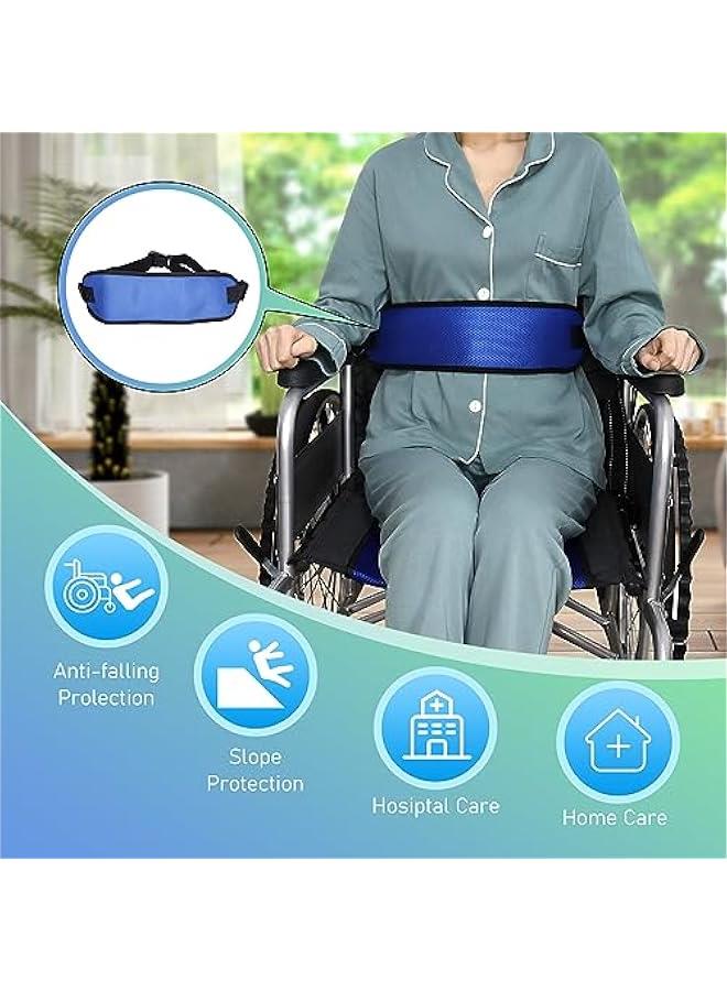 Generic Wheelchair Seat Belt , therapeutic Restraints Straps Patients Cares Safety Harness Chair Waist Lap Strap for Elderly , Wheelchair Safety Harness for Patient Caring , Cushion Harness Straps with Rele  - Image 4