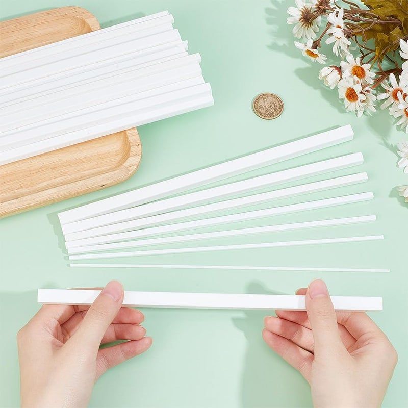 Foldable OLYCRAFT 35Pcs 7 Styles ABS Plastic Square Tube 2/3/4/5/6/8/10mm White Plastic Square Tube 9.8 inch Hollow Square Bar Rods Plastic Model Tube Plastic Rod for DIY Sand Table Architectural Model Making Global sizing options Carefully selected material Ventilated design All space matching look Modern practical shape Global simple assemble options Multiple local stock source Set product combo compatible Land transit & shipment compatible Longevity optimized build Varied dimensions Upgraded quality Diverse operation compatible All-in-one local deliver plan Wide range usage design All-round unified build Economical varied sizing picks Minimal design Carefully selected solid material Remote village delivery cover Cross product combo compatible Good ventilation Precision polished solid material Labor saving - Image 2