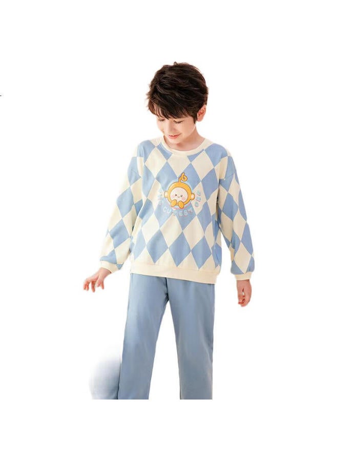 Fenton Children'S Pajamas For Boys, Pure Cotton, Autumn Season, For Older Boys, Can Be Worn Outside, Boys' Loungewear, Q9X24790048 - Image 1