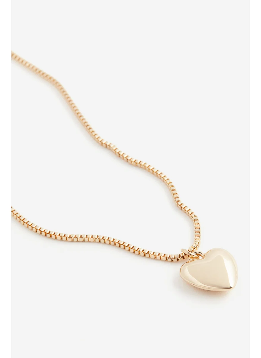 H&M Heart-Pendant Necklace