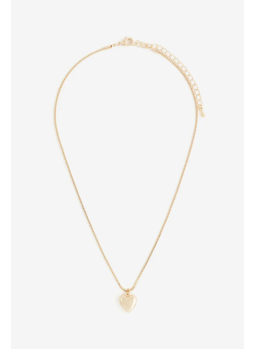 H&M Heart-Pendant Necklace