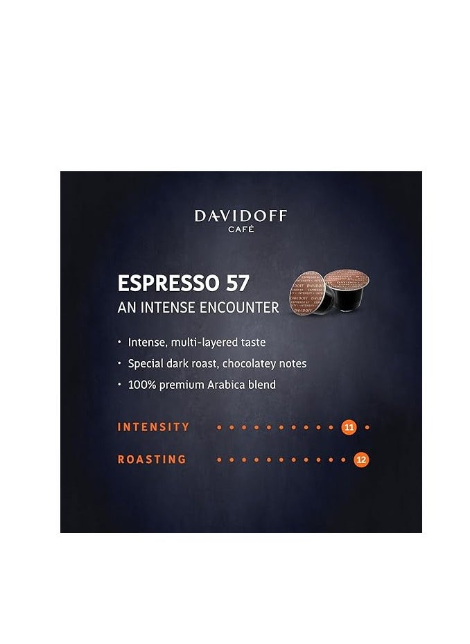 Davidoff - DAVIDOFF ESPRESSO 57 Dark and Chocolatey COFFEE CAPSULES SS GM 10 - Image 1