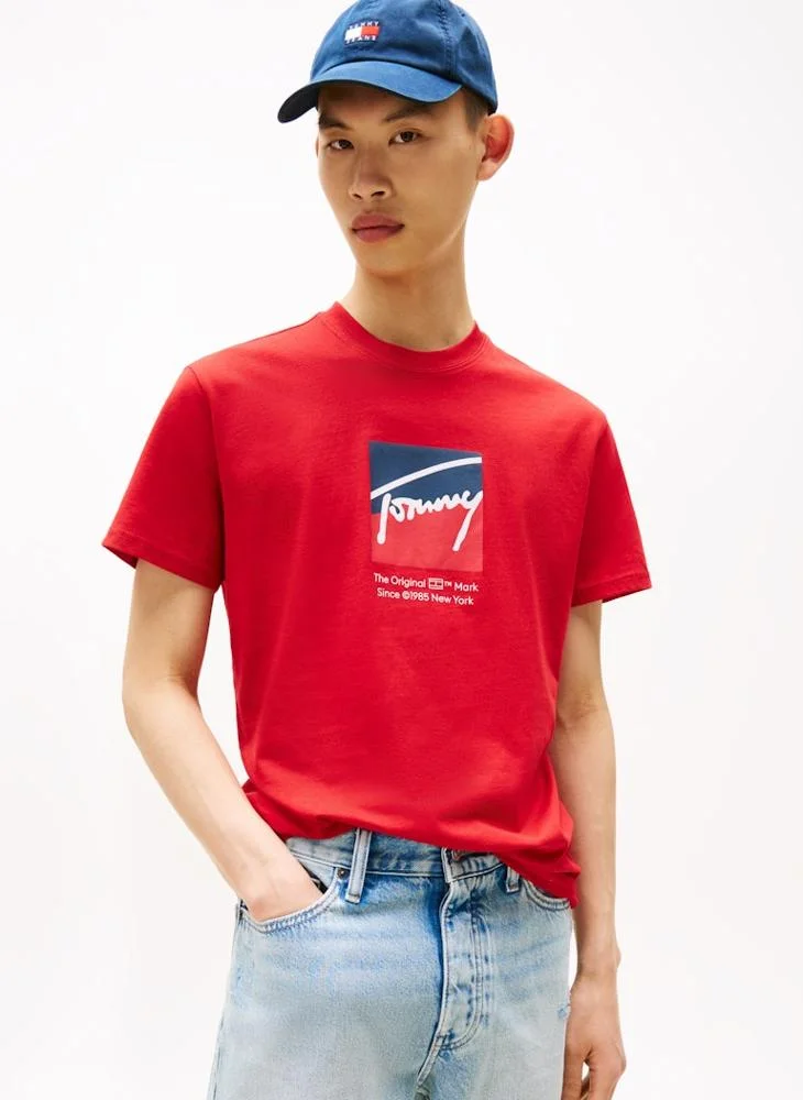 TOMMY JEANS Regular Fit Short Sleeve T-Shirt