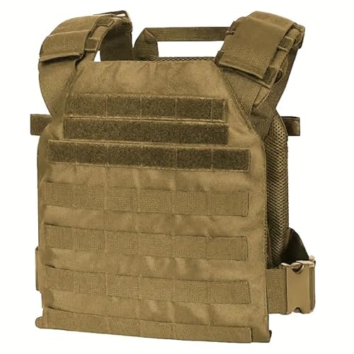 Miramrax Weighted Vest for Men and Women Weight Vests Adjustable Strength and Endurance Training Fitness Workouts Tactical Running Gym (Tan) - Image 1