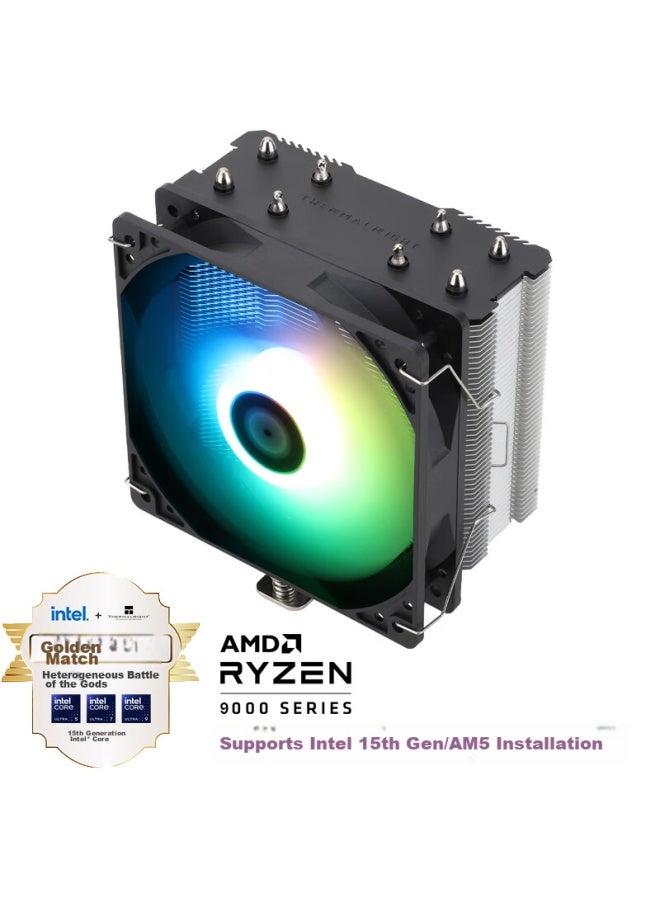 Thermalright ثيرمال رايت أساسن إكس 120 ريفايند سي إي V2, مروحة مضيئة ذاتياً, مبرد حرارة وحدة المعالجة المركزية, أنابيب حرارة Aghp مضادة للجاذبية 4, Ax120 R Se V2 - Image 1