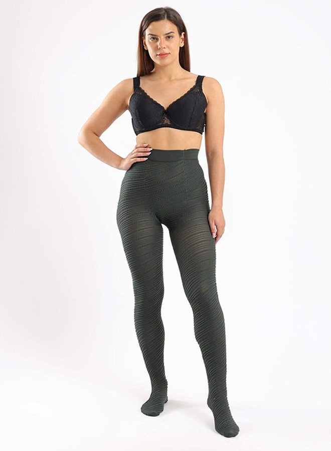 Carina Ribbed Warm Pantyhose - Image 3