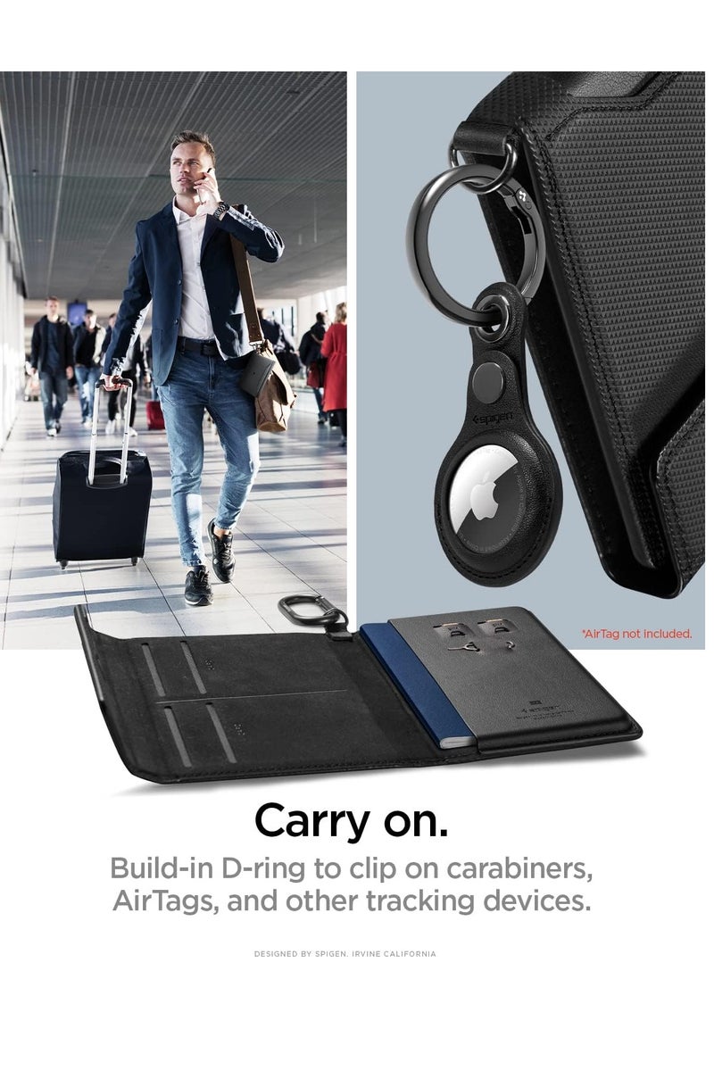 Spigen Anti-RFID Passport Protective Case for Travel and Passport Holder in PU Leather Compatible with Most Passport Sizes - Image 4
