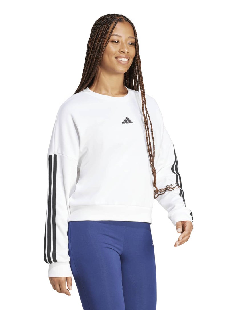 Adidas Essentials 3-Stripes French Terry Sweatshirt - Image 3
