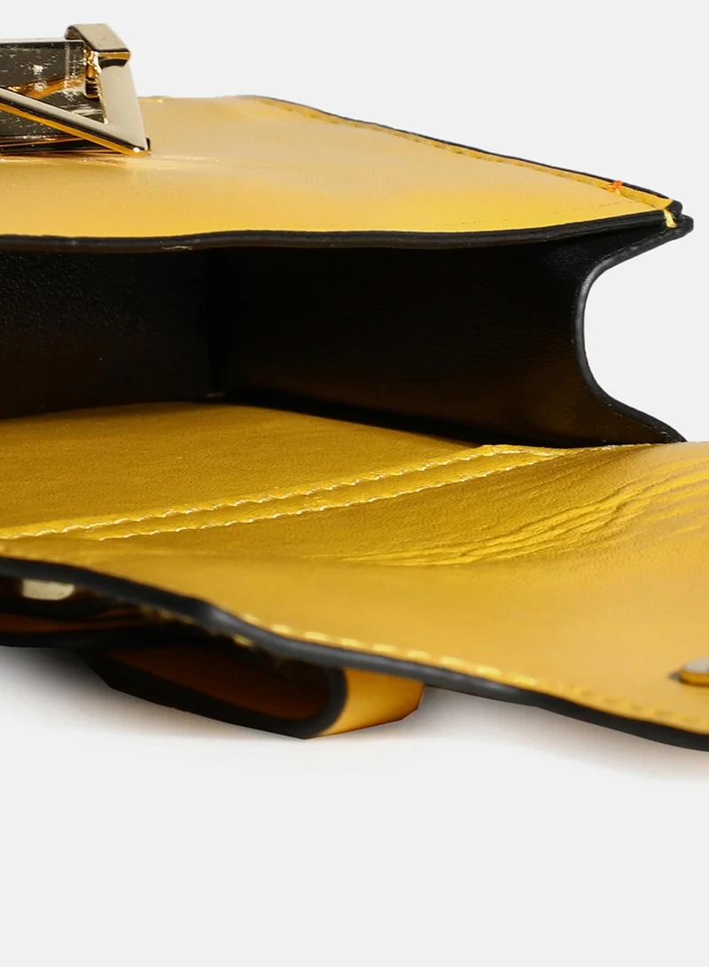 Haute Sauce On-The-Go Glamour Yellow Belt Bag