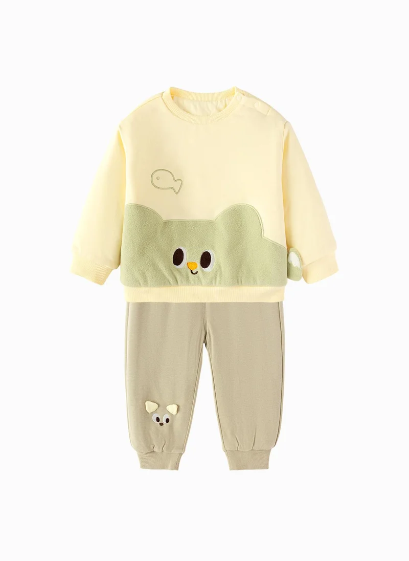 Balabala Baby Unisex Knit long sleeve suit