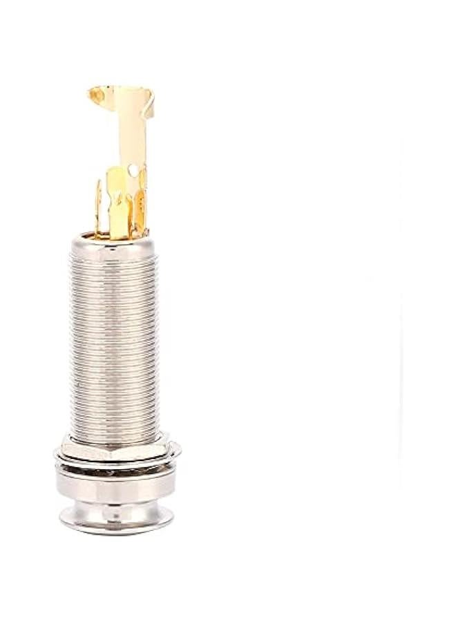 Guitar Endpin Jack, Guitar End Pin Jack End Pin Jack, Stereo End Pin Socket Electric Guitar Pickup Ukulele for Musical Lovers Banjo Acoustic Guitar Mandolin  - Image 2