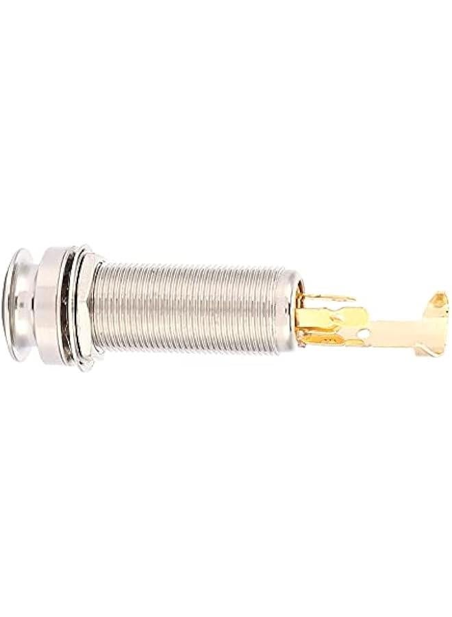 Guitar Endpin Jack, Guitar End Pin Jack End Pin Jack, Stereo End Pin Socket Electric Guitar Pickup Ukulele for Musical Lovers Banjo Acoustic Guitar Mandolin  - Image 1