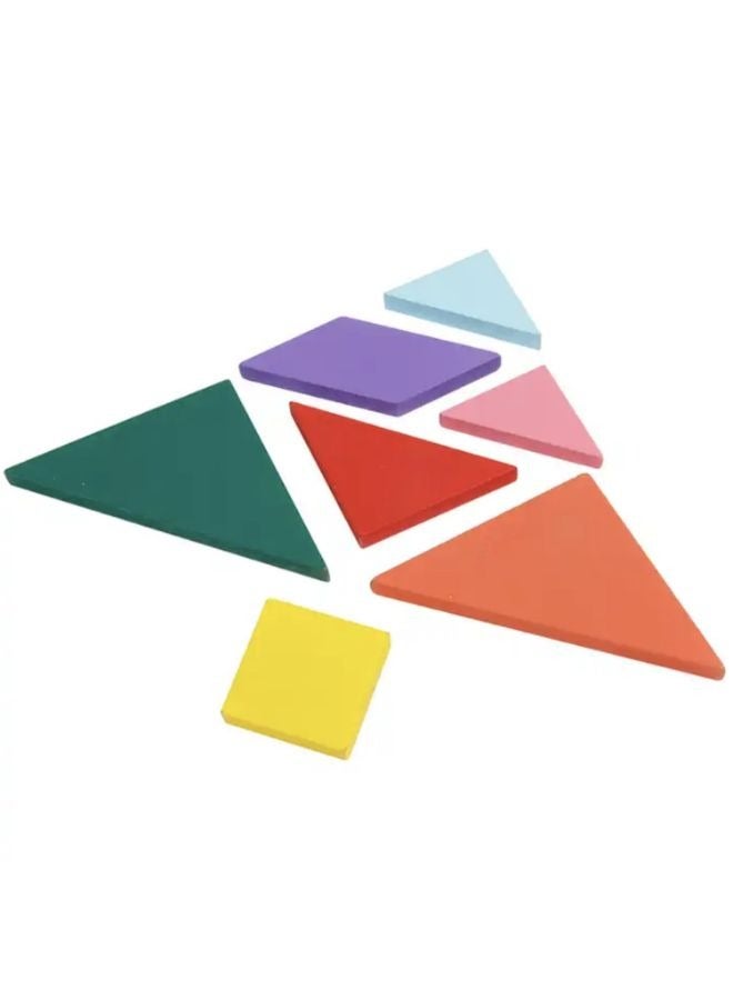 لغز تانجرام للأطفال من مونتيسوري، مجموعة ألغاز بأشكال تانجرام للأطفال - Image 3