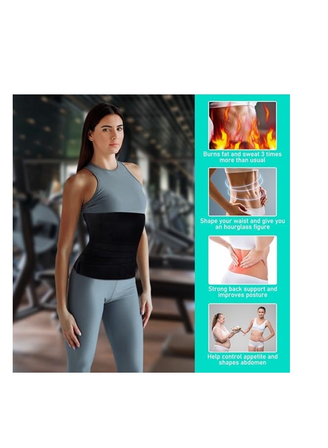 الواحة-TH مدرب الخصر ملفوف بضمادة ملفوفة للخصر للنساء ملفوف غير مرئي للمعدة 5 أمتار - Image 3