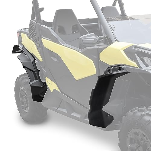 SAUTVS Wider Fender Flares Kit for Maverick Trail Sport, Extended Front & Rear Mud Flaps Mud Guards for Can Am Maverick Trail Sport Max 2018-2024 Accessories (6PCS, Replace #715004958/#715004959) - Image 1