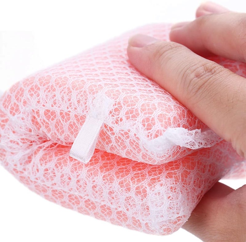 KRIZJUES Sponge Individually Wrapped, Kitchen Dishwashing Sponge, Mesh Net Scouring Pad, Odor-Free Sponge Wipes Suitable for Travel Apartments (Multicolor Pack of 15) - Image 4