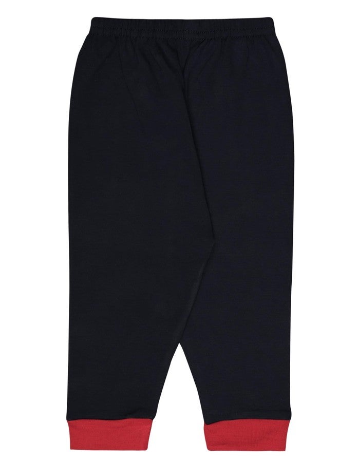 BODYCARE Unisex Baby Cotton Blend Baby Top & Pyjama Set - Navy - Image 5