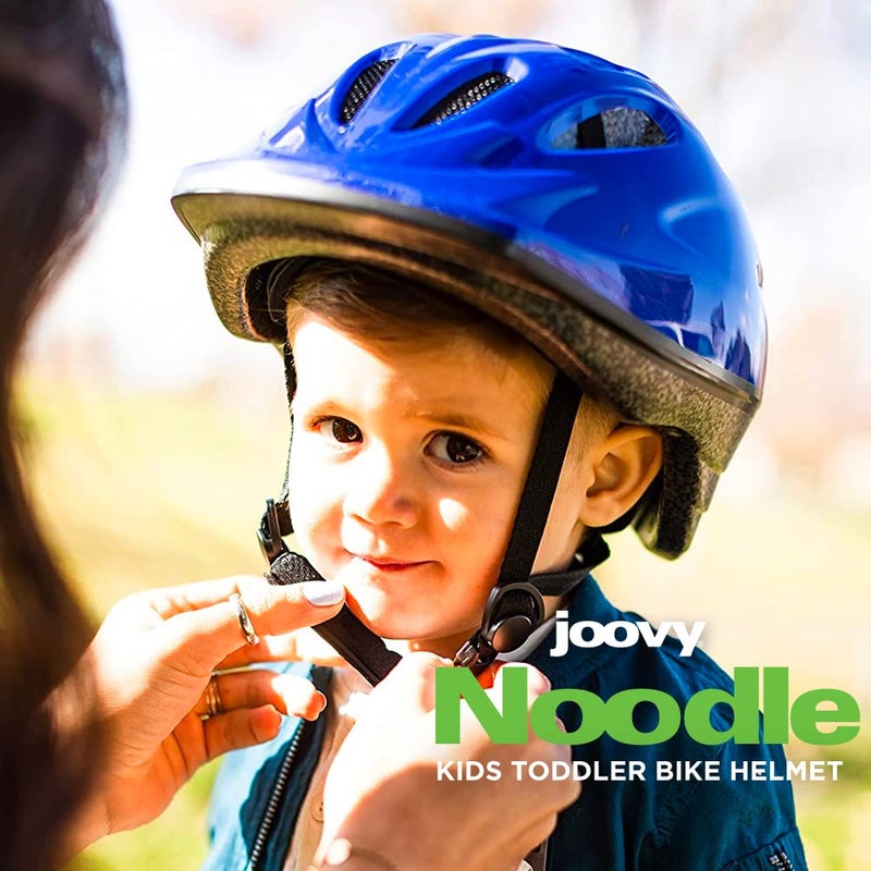 Joovy Noodle Multi-Sport Helmet S-M, Kids Adjustable Bike Helmet, Blue - Image 2