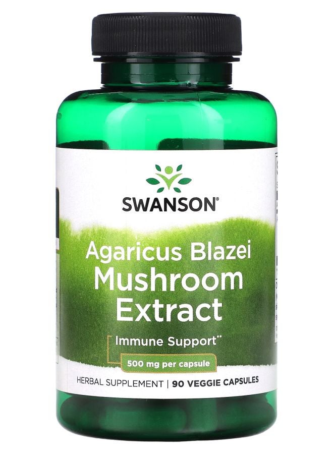 SWANSON Agaricus Blazei Mushroom Extract 500 mg 90 Veggie Caps