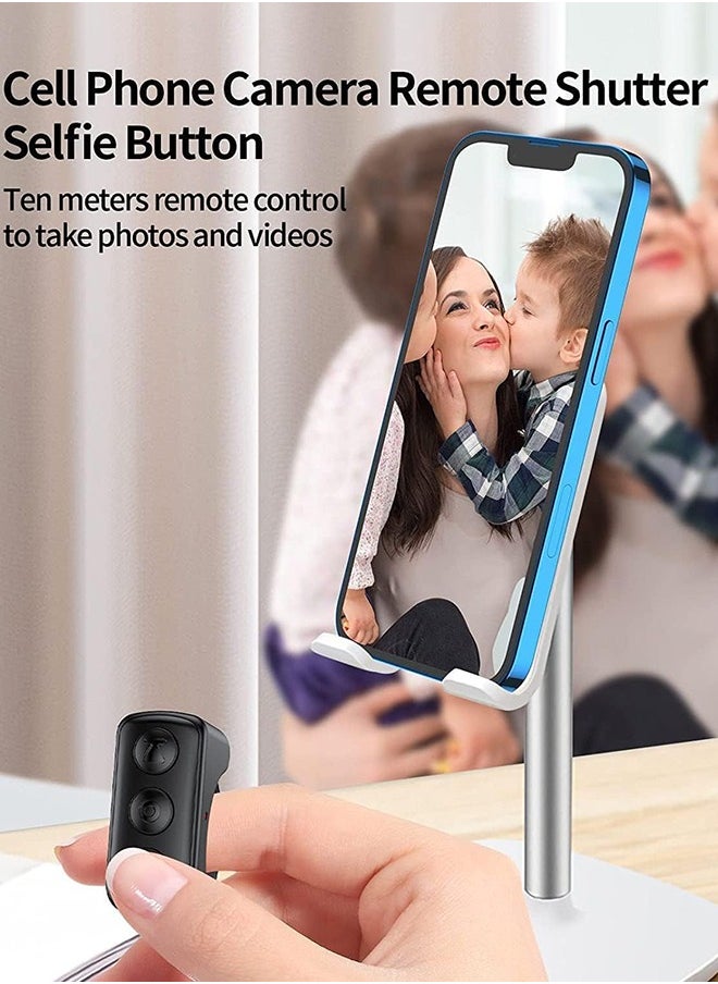 Garlo - Bluetooth Remote Control Wireless Page Turner Camera Remote Shutter Selfie Button Controller with Charging Case for iPhone Android Ipad Cell Phone - Image 1