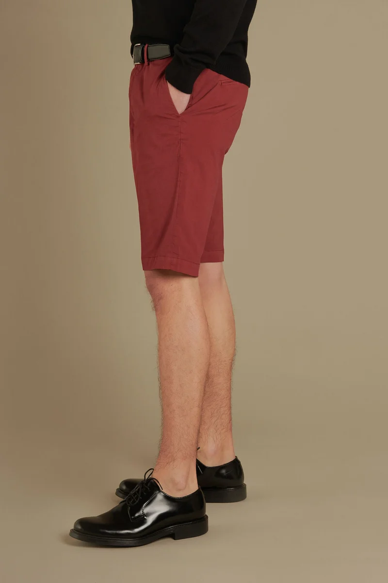 دوبل غانغر 100% cotton chino bermuda - Mosto