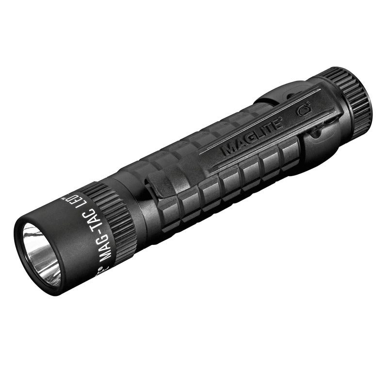 Maglite Mag-Tac LED 2-Cell CR123 Flashlight - Plain-Bezel, Matte Black - Image 2