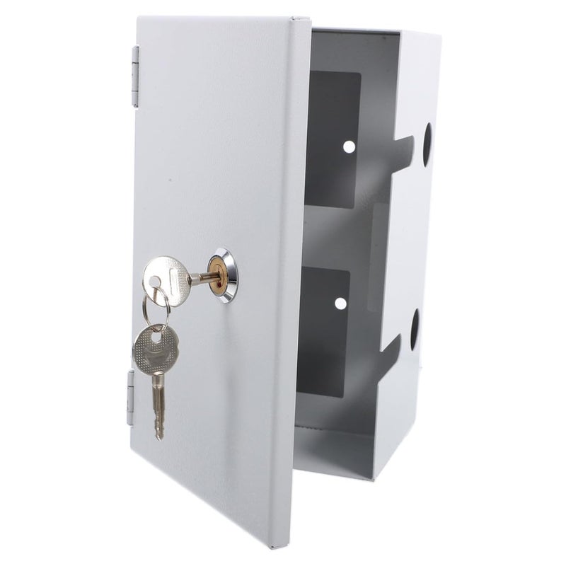 Stainless Steel Lockable Outdoor Storage Box Socket Protection Case - Image 1