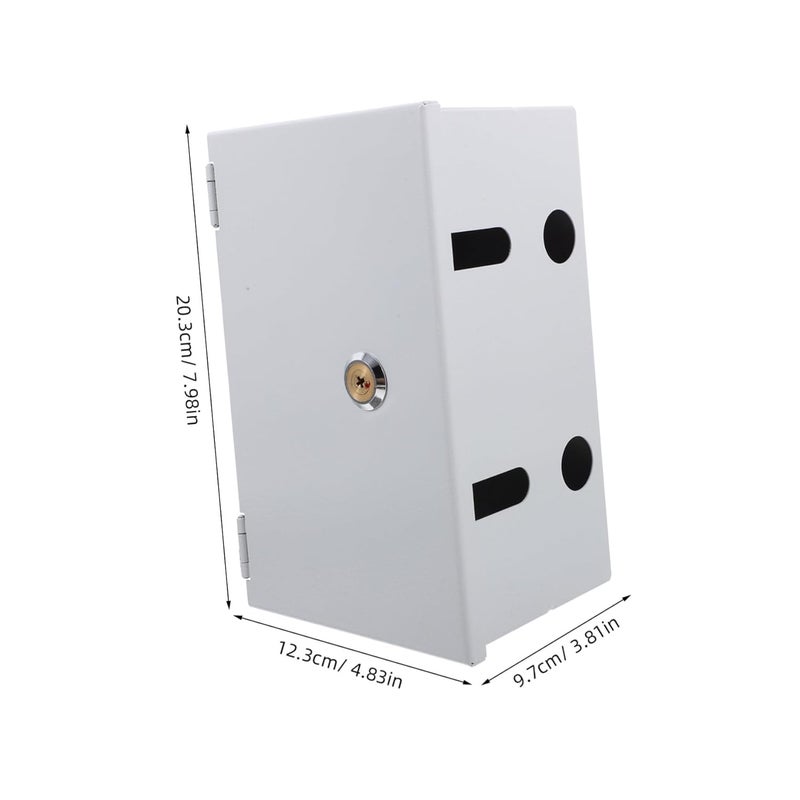 Stainless Steel Lockable Outdoor Storage Box Socket Protection Case - Image 3