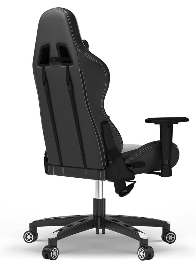 Ergonomic High-Back Gaming Chair – Adjustable Recline, Armrests, Lumbar Support, Ideal for Computer and Office Use - Image 2